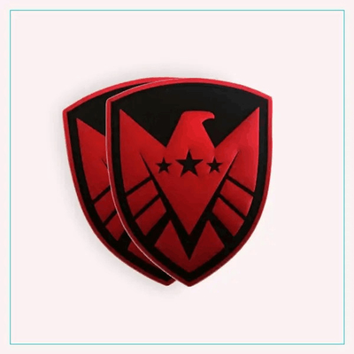 Marvel Avengers Shield Logo Askeri Taktik PVC Yama Giyim Aksesuarı Cırt Cırt Destek