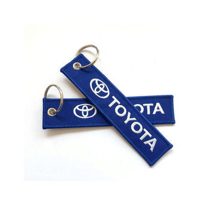 Toyota Özel Anahtar Zinciri Nakış Çift Yan Araba Hediye Özel Logo Nakış Anahtar Zinciri