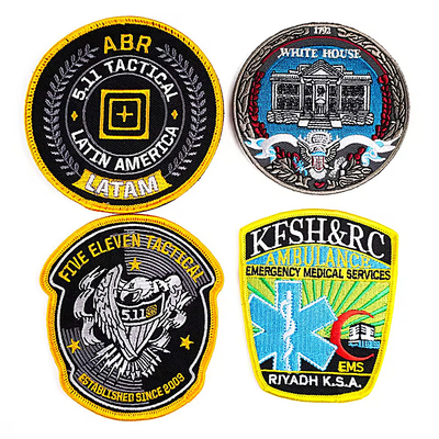 İyi Kaliteli Özel nakış Etiket Patch Kanca ve Loop Nakış Patch