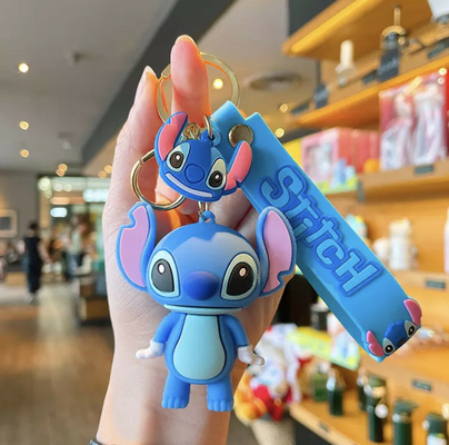 Stitch Disney PVC Anahtarlık 3D Anahtarlık Kolye Çanta Charm