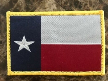 Destek Yama Üzerinde Kanca Demir Texas Lonestar State Tam CLR 3x2 &quot;İşlemeli Yama