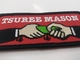 PMS Kartela özel logo kendinden yapışkanlı kumaş tsuree mason demir destek işlemeli yamalar