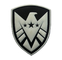Marvel Avengers Shield Logo Askeri Taktik PVC Yama Giyim Aksesuarı Cırt Cırt Destek