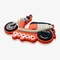 Kişiselleştirilmiş Gogoro Motosiklet Özel Kauçuk Yamalar PVC Buzdolabı Mıknatısı