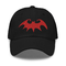 Şakacı Cadılar Bayramı Vampir Yarasa Brodör Beyzbol Şapkası Pamuk Brodör Logo Şapkası Eğri Vizör
