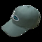 Yüksek profilli taç nakışlı logo şapkası pamuklu ter bantı ile