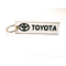 Toyota Özel Anahtar Zinciri Nakış Çift Yan Araba Hediye Özel Logo Nakış Anahtar Zinciri