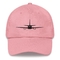 Uçak tasarımı nakışlı sıkıntılı şapka nakışlı logo beyzbol şapkası