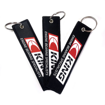 Özel Logo Kumaş nakışlı anahtar etiketleri Dikiş Logo Uçuştan Önce Jet Etiketler Anahtar halkaları Hediye olarak