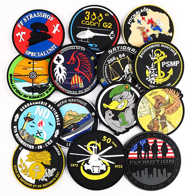 Özel Kauçuk 3D Logo Etiketi PVC Çizilmiş Kağıt Patch PVC Patches