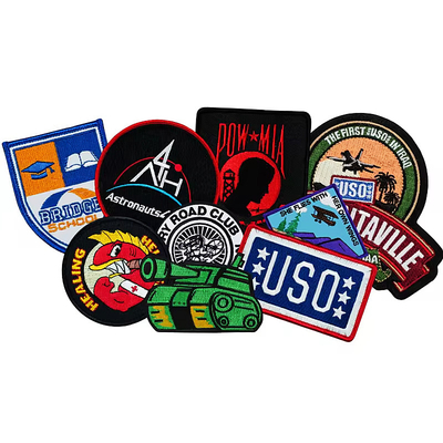 Sıkıştırılmış Sınır Demiri Sıkıştırılmış Logo Patches