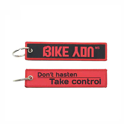 Özel Karabiner Dikiş Dikiş nakış Jet Tag Anahtar Sahibi Kartal Çenesi Siyah Bilek Kemeri Lanyard Anahtar Zinciri
