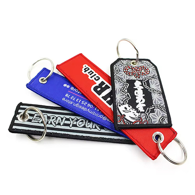 Özel Karabiner Dikiş Dikiş nakış Jet Tag Anahtar Sahibi Kartal Çenesi Siyah Bilek Kemeri Lanyard Anahtar Zinciri