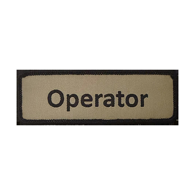 Lüks Tasarımcı Şapka Giysi Dokunmuş Patch Yapıştırıcı Rozet Taktiksel Patch Özel Logo Patch