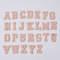 Diy Havlu Nakış Alfabe Desen Glitter Varsity Demir On Şönil Mektup Yamaları