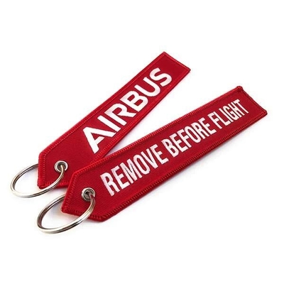 Airbus Lisanslı Uçuştan Önce Çıkar Anahtar Zinciri Özel Tasarım Maket Set Kırmızı Anahtar Zinciri