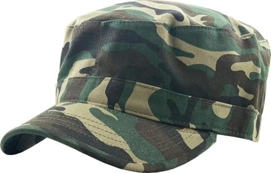 Özel askeri şapka Temel askeri şapka % 100 solunumlu pamuk düz düz üst Twill