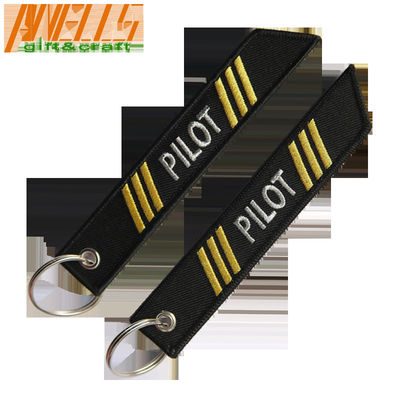 Minimum Anahtar Tutucu İşlemeli Pilot Bagaj Etiketleri 130 * 30mm