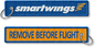 Özel Logo Nakış Anahtar Zincirleri Uçak İçin Uçuş Anahtarlığından Önce Kaldır