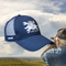 Özel Örgü Nefes Alabilir Şoför Şapkası Taç Nakış Logosu Yıkanmış Pamuk