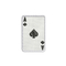 Ace of Hearts Özel İşlemeli Yama Vegas Poker Blackjack