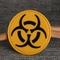3D Kauçuk PVC Yamalar Biyolojik Tehlike Nükleer Radyasyon Uyarı Taktikleri