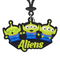 Oyuncak Hikayesi kauçuk pvc anahtarlık Alien Remix Buzz Lightyear PVC Yumuşak anahtarlık
