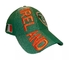 Bill3-D ayarlanabilir nakışlı beyzbol şapkası Meksika Ülke harfleri Amblemi Yeşil Kırmızı