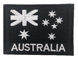 Avustralya Bayrağı Desen Lazer Merrow Sınır Nakış Yaması velcro desteği