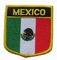 Meksika Bayrağı Dimi Arka Plan Özel İşlemeli Yama 12C Yıkanabilir