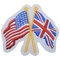 Büyük Britanya Aplike Yama ABD ve GB United UK Rozeti 3.25'' dikin
